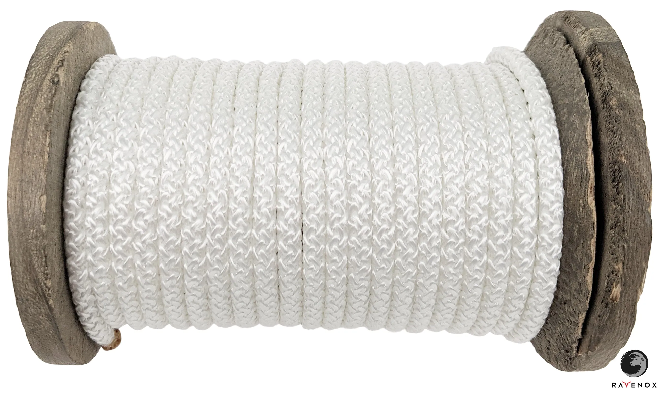 Knit Braid Polyester Rope (White)