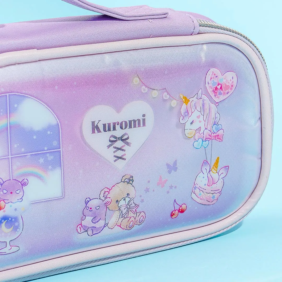 Kuromi Magical Room Round Zipper Pen Case