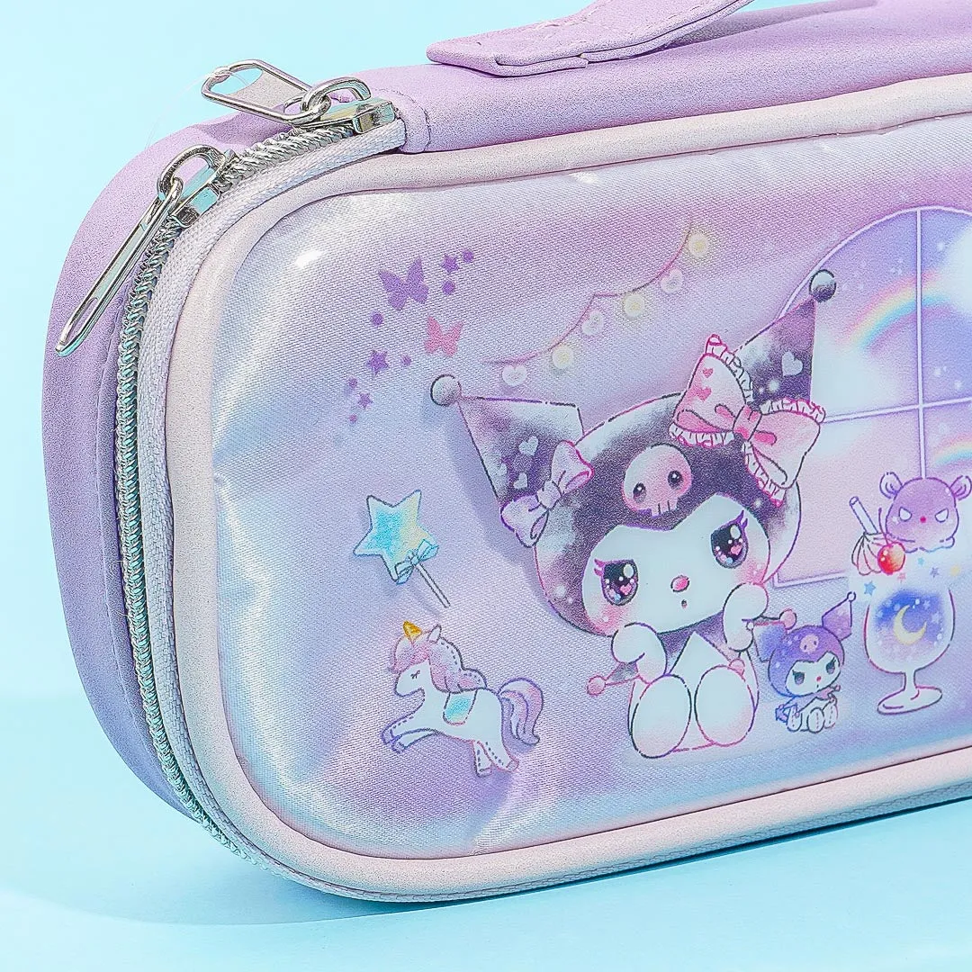 Kuromi Magical Room Round Zipper Pen Case