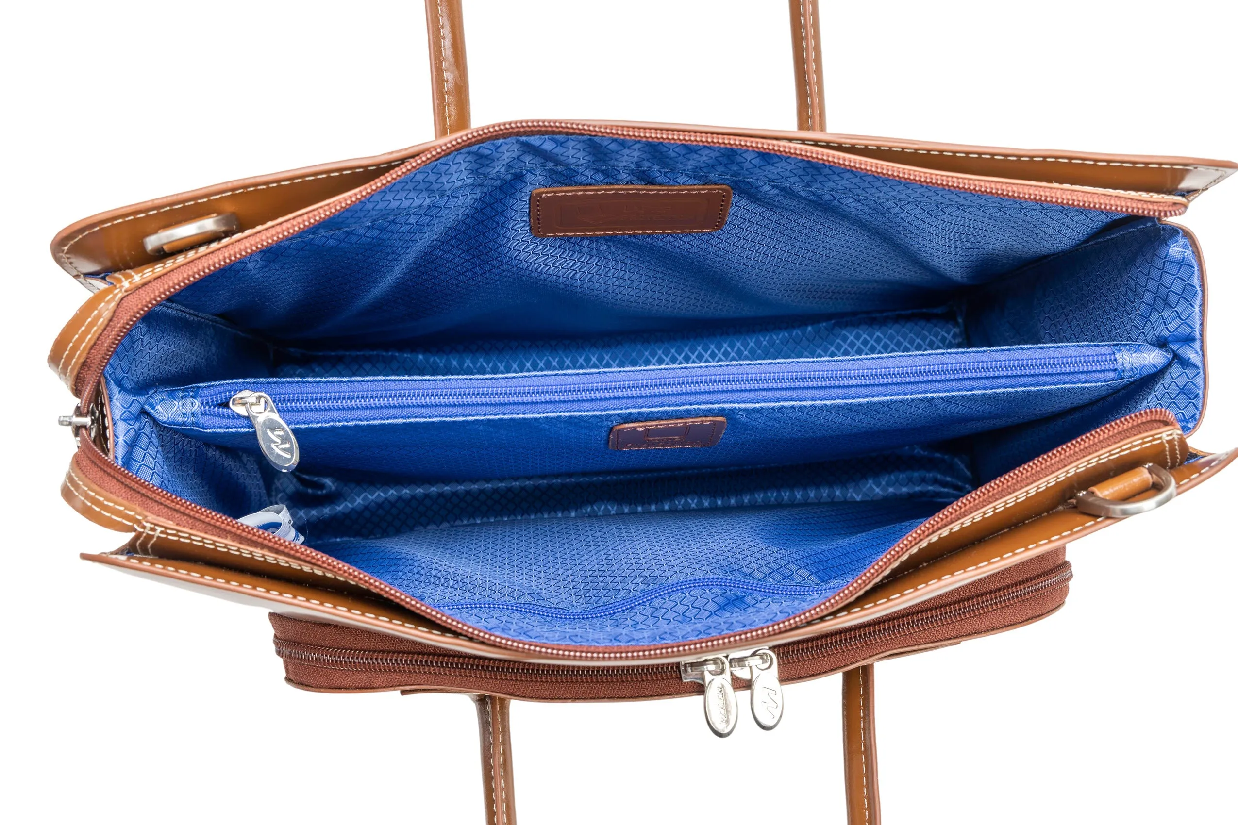 LAKE FOREST | 15” Leather Laptop Tote