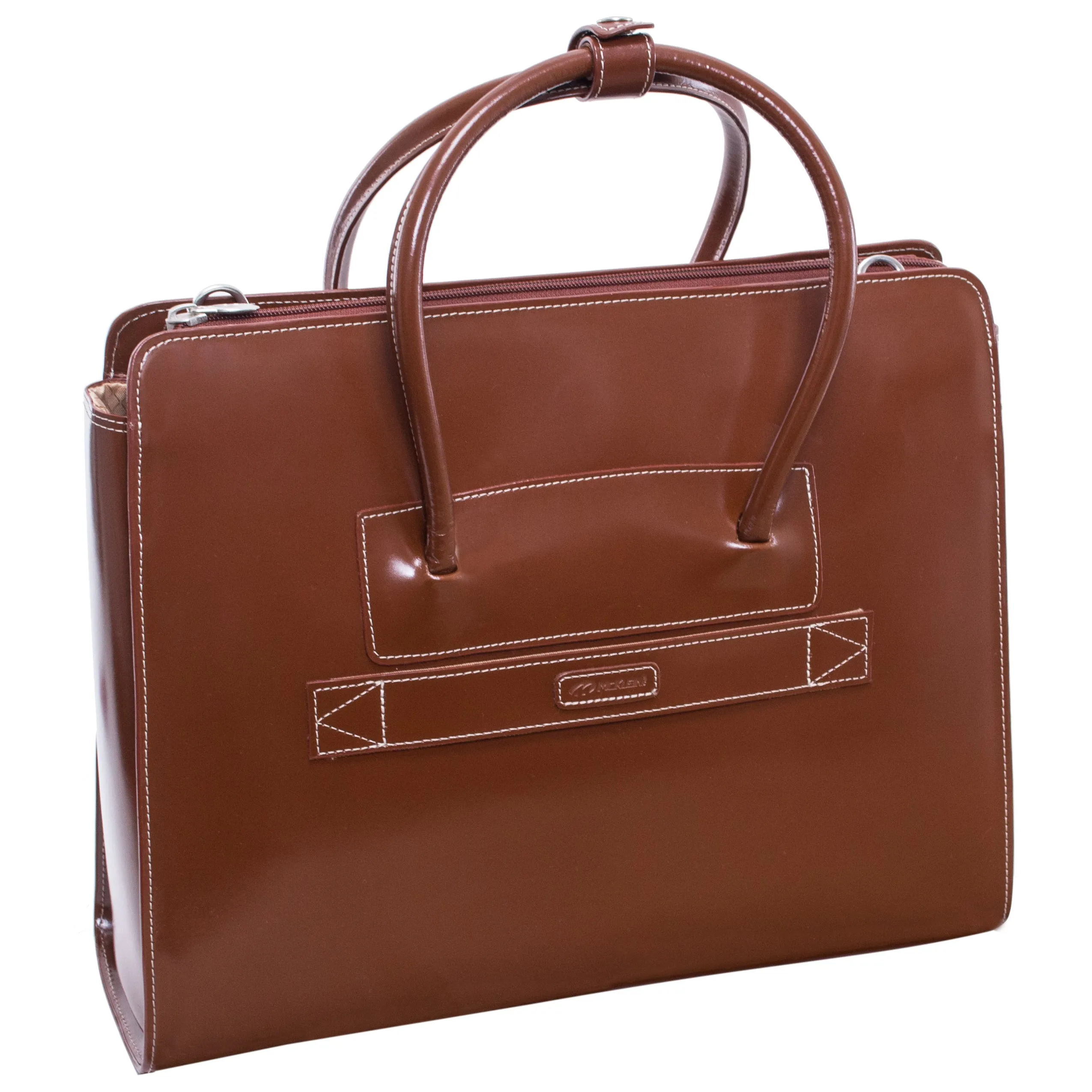 LAKE FOREST | 15” Leather Laptop Tote