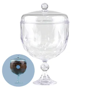 Large Dessert Plastic Diamond Cup (1.25L Capacity)