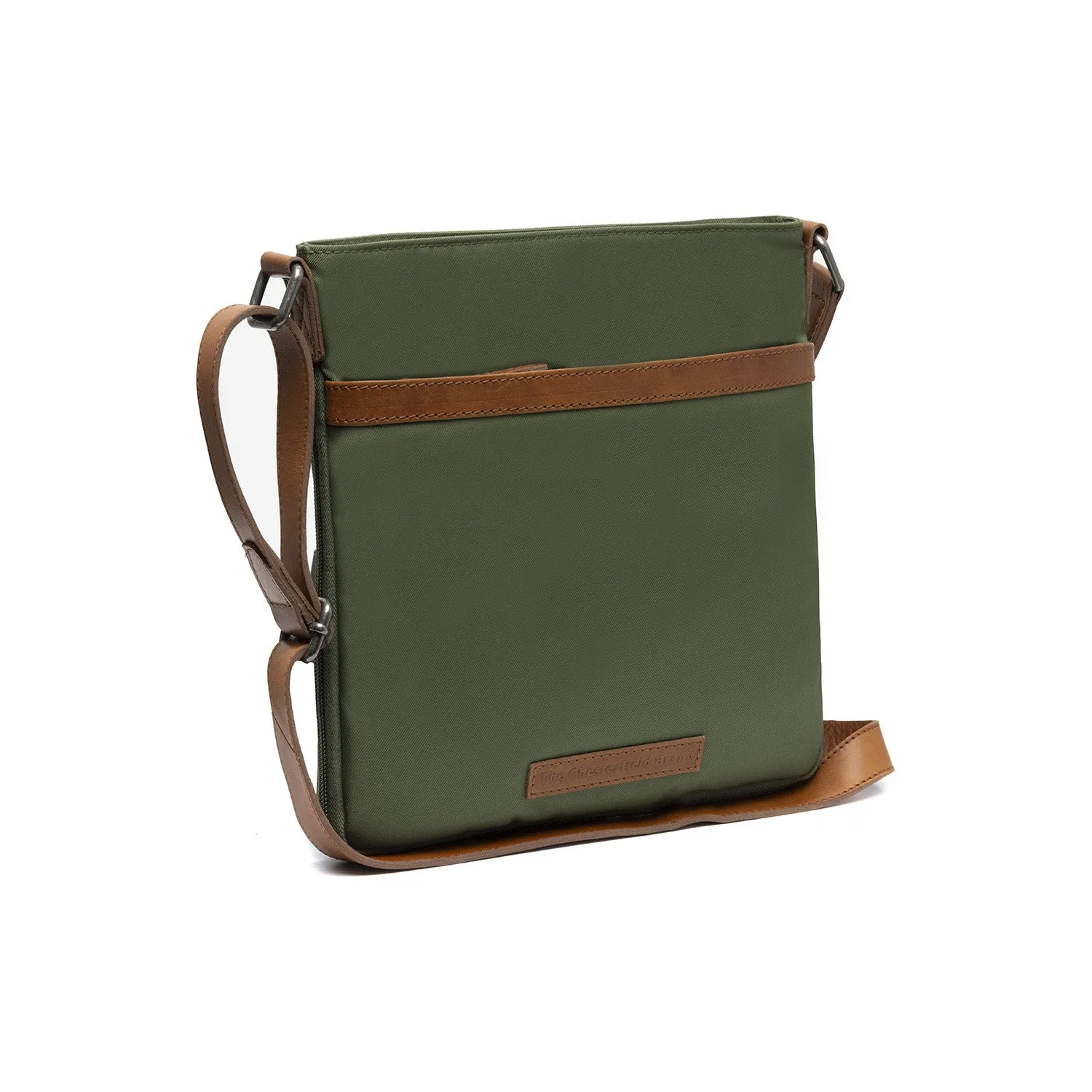 Leather Shoulder Bag Olive Green Malmo