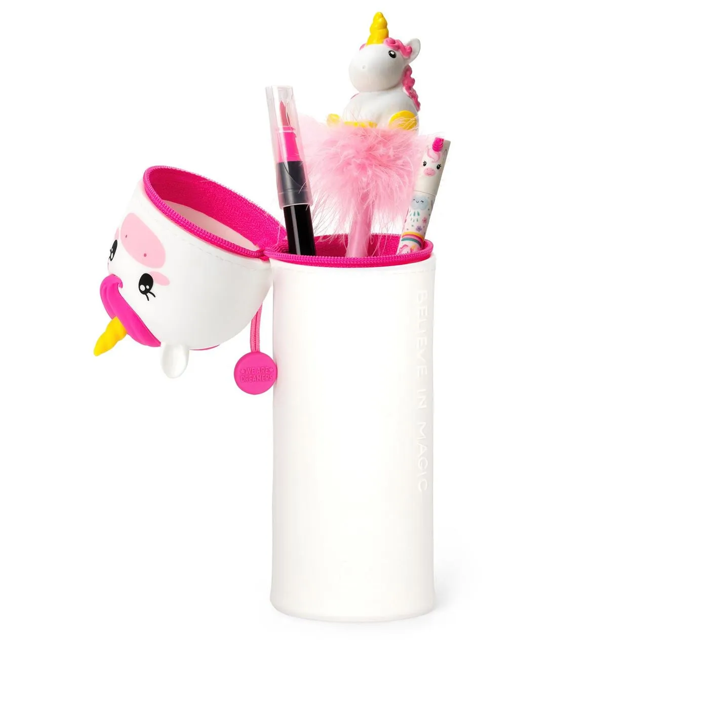 Legami Kawaii 2 in 1 Soft Silicone Pencil Case - Unicorn