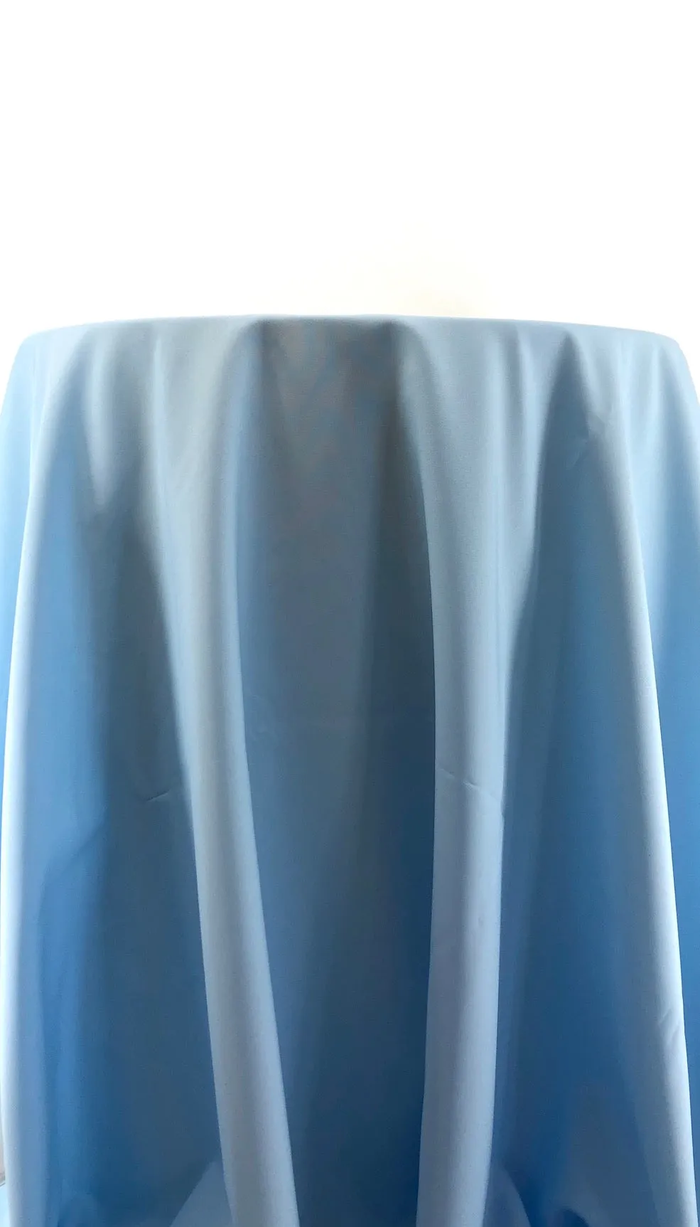 Light Blue Polyester Tablecloth