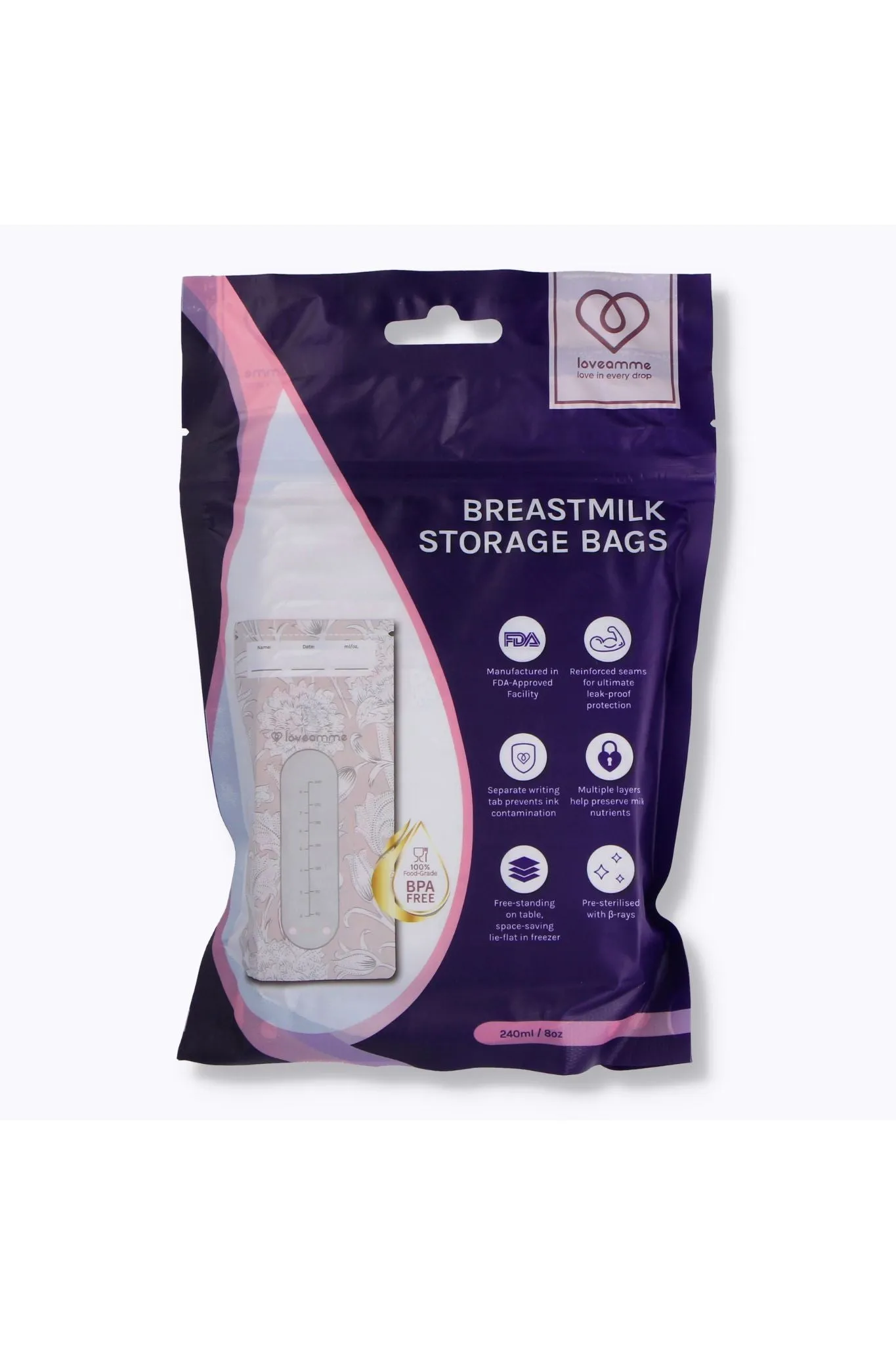 LoveAmme Breastmilk Storage Bag