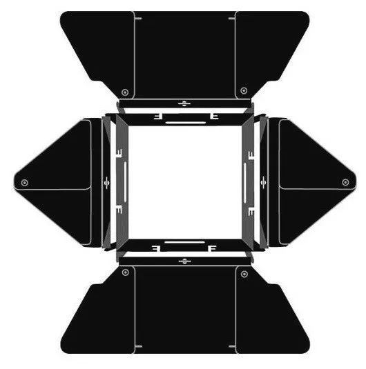 Lowel Complete Barndoor for DP System