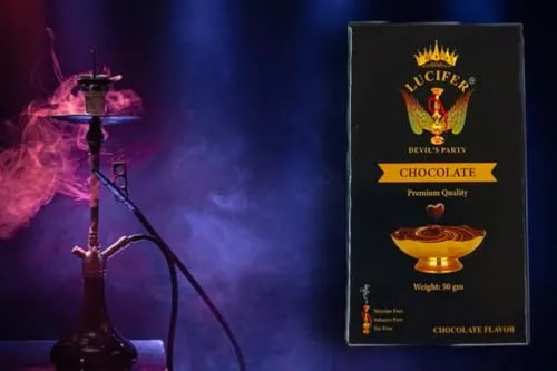 Lucifer Devil's Party Chocolate Herbal Hookah Molasses 100% Nicotine and Tobacco Free 50 gm