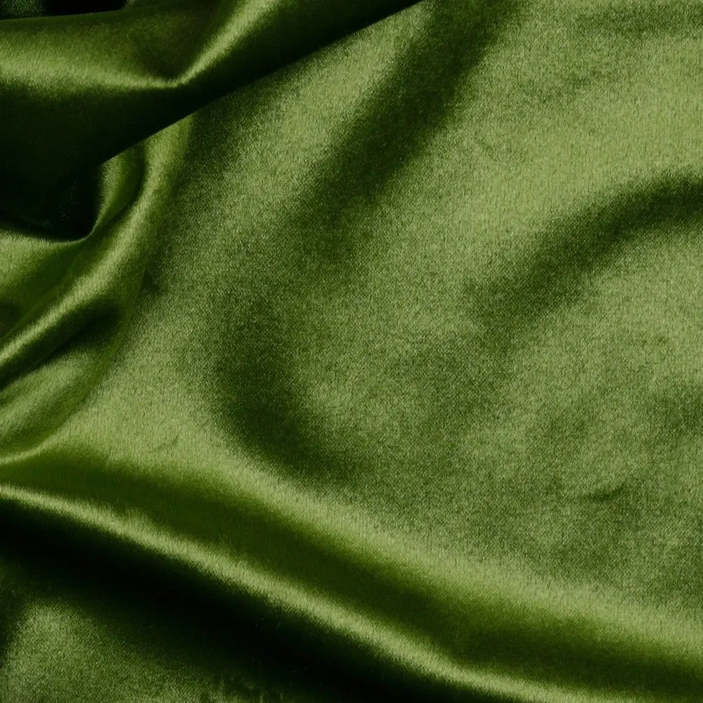 Luxury Polyester Velvet - Olive