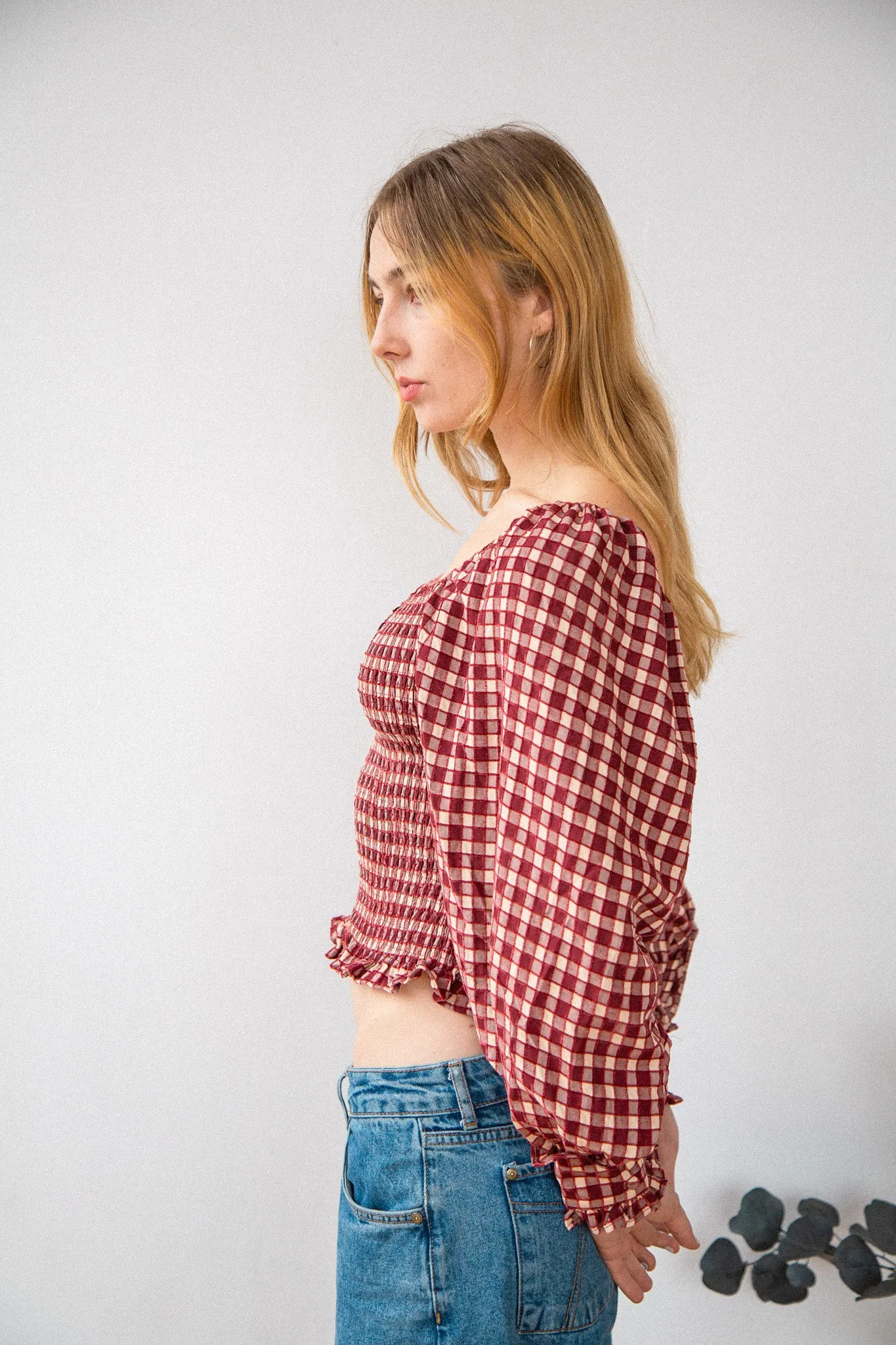 Maeva Gingham Top