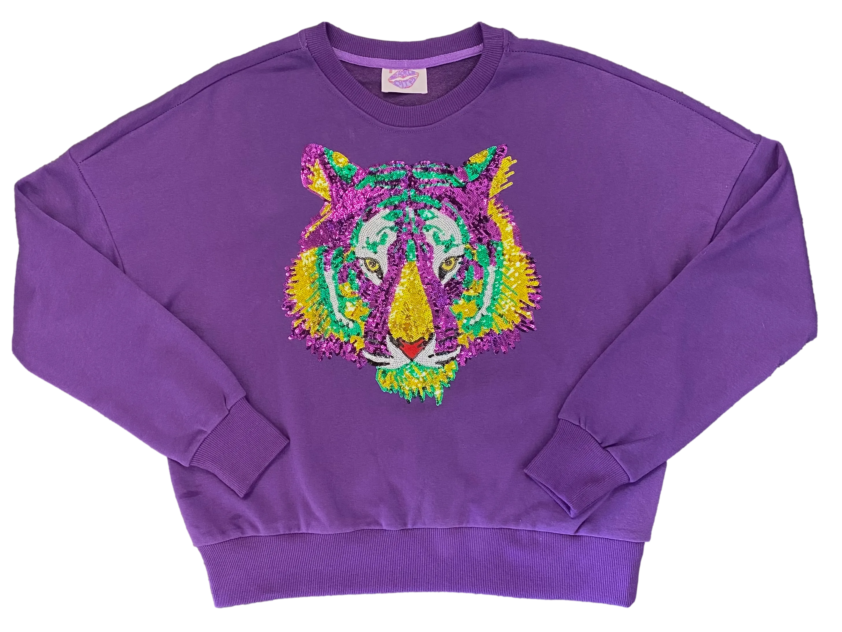 Mardi Gras Tiger Sweatshirt