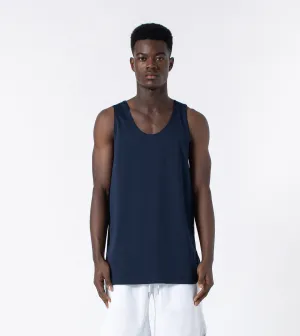 Mesh Rugger Tank Indigo