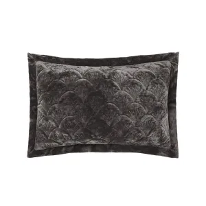 Meyer Charcoal Pillow Sham Set by Linen House