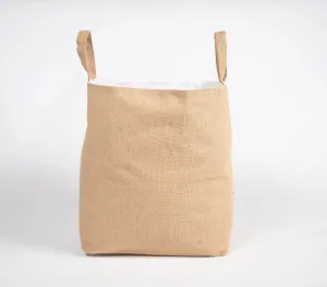 Minimal Jute & Fabric Storage bag