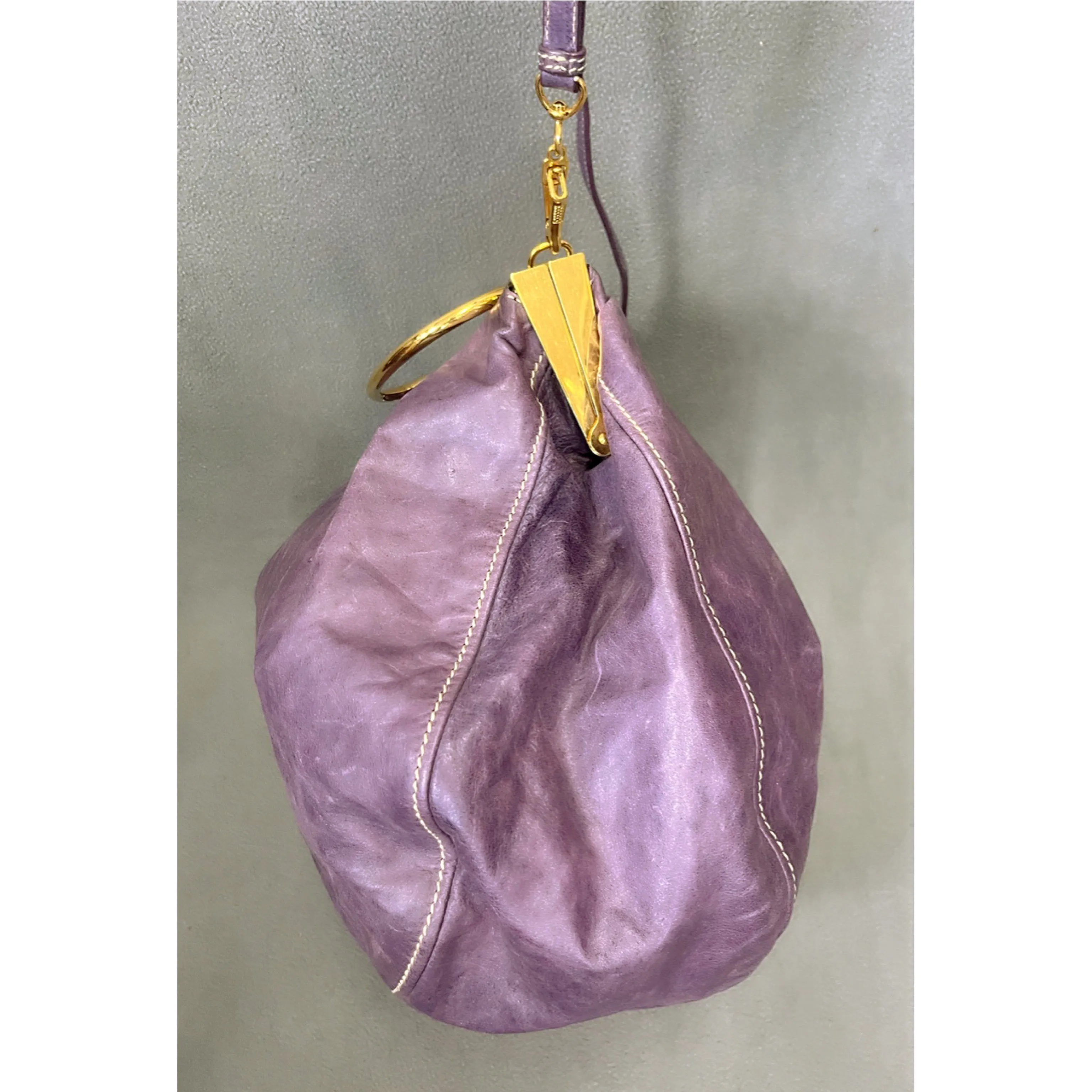 Miu Miu purple leather bag