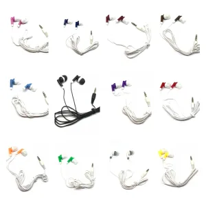 Mixed Color Stereo Earbud Headphones