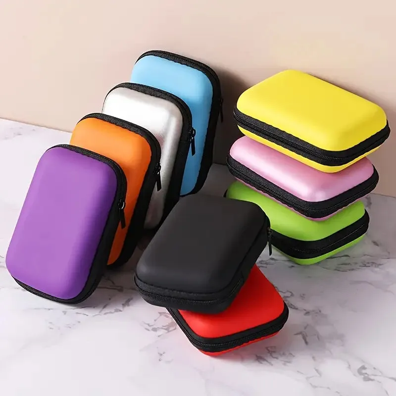 Multi-use Earphone Bag USB Cable Storage Bag Travel Pouch Organizer