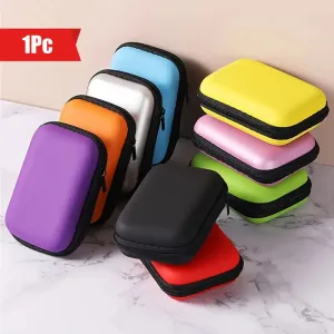 Multi-use Earphone Bag USB Cable Storage Bag Travel Pouch Organizer