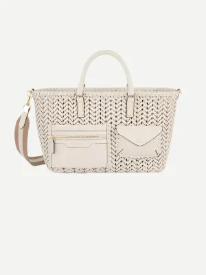 Neeson Small Pocket Tote in Chalk with Circus