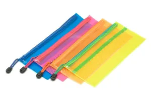 Neon Netting PVC Pencil Case