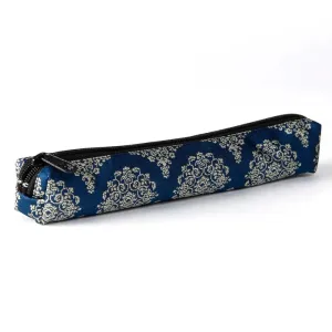 Nishijin-ori Pencil Case - Roundels and Diamonds - ,  Made in Kyoto, Japan,  Japanese traditional craft pen case