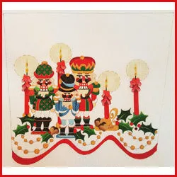 Nutcracker Stocking Topper Canvas