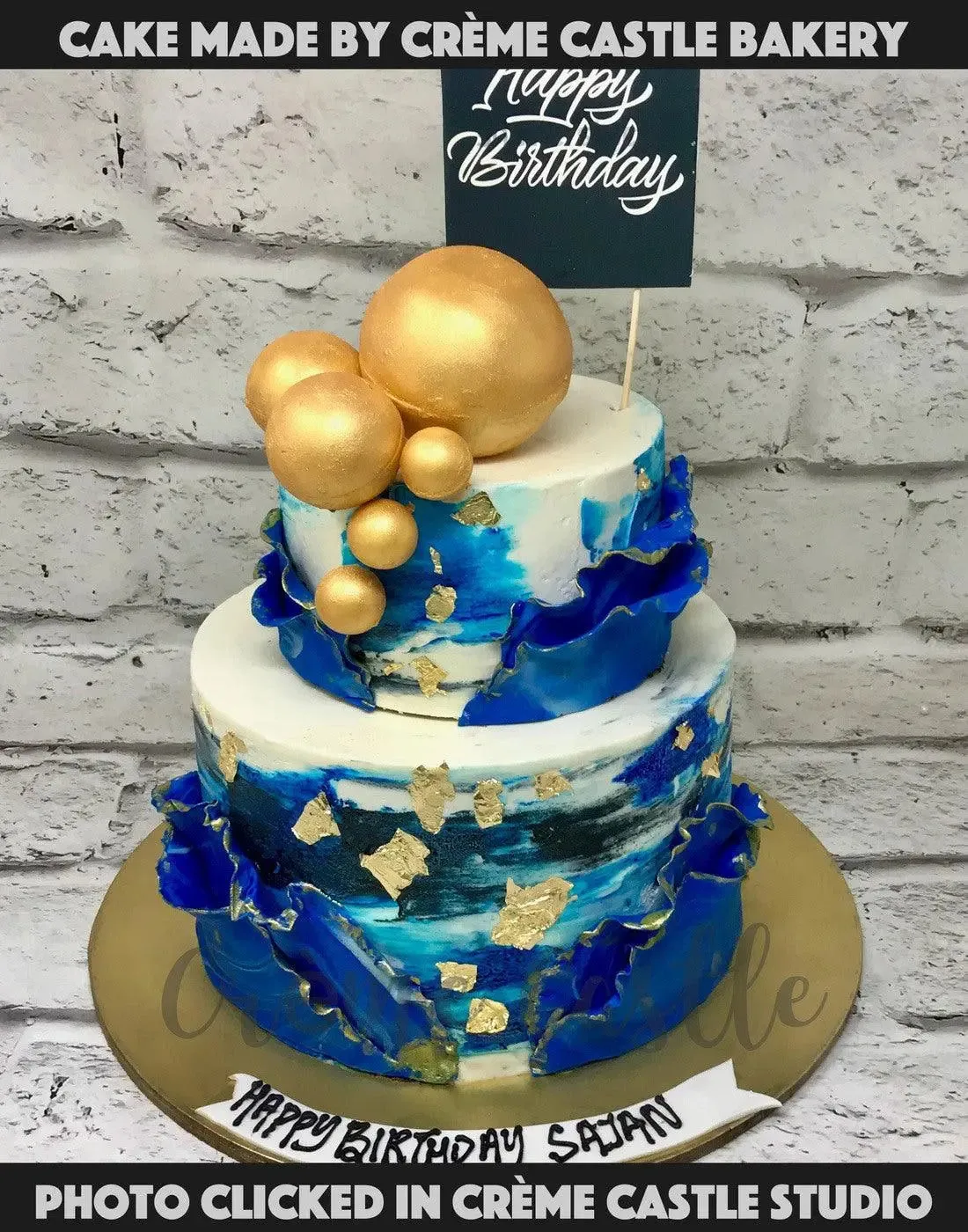 Ocean Waves Cake