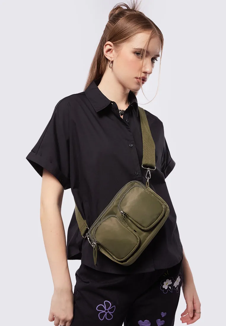 Olive Mini Sling Bag