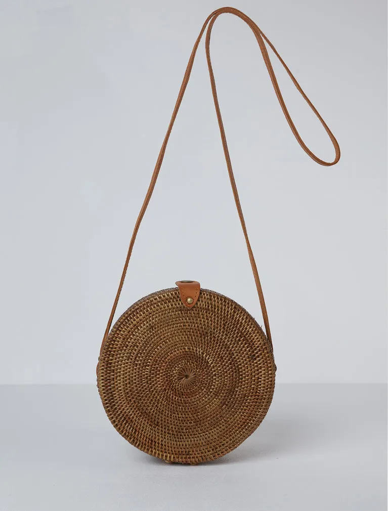 Palermo Round Basket Bag