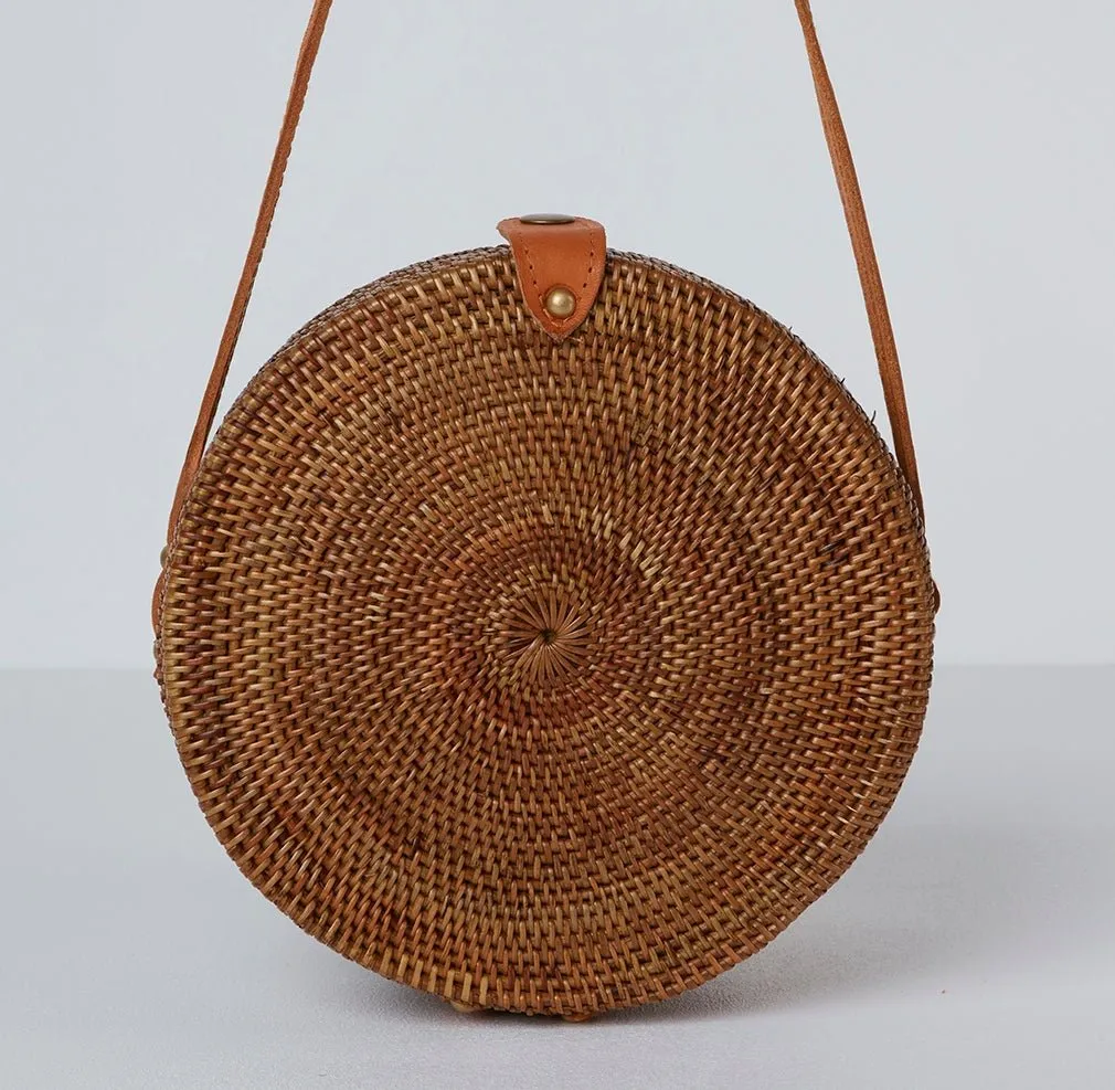 Palermo Round Basket Bag