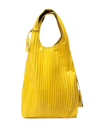 Picasso Plisse Lamina Giallo Bag