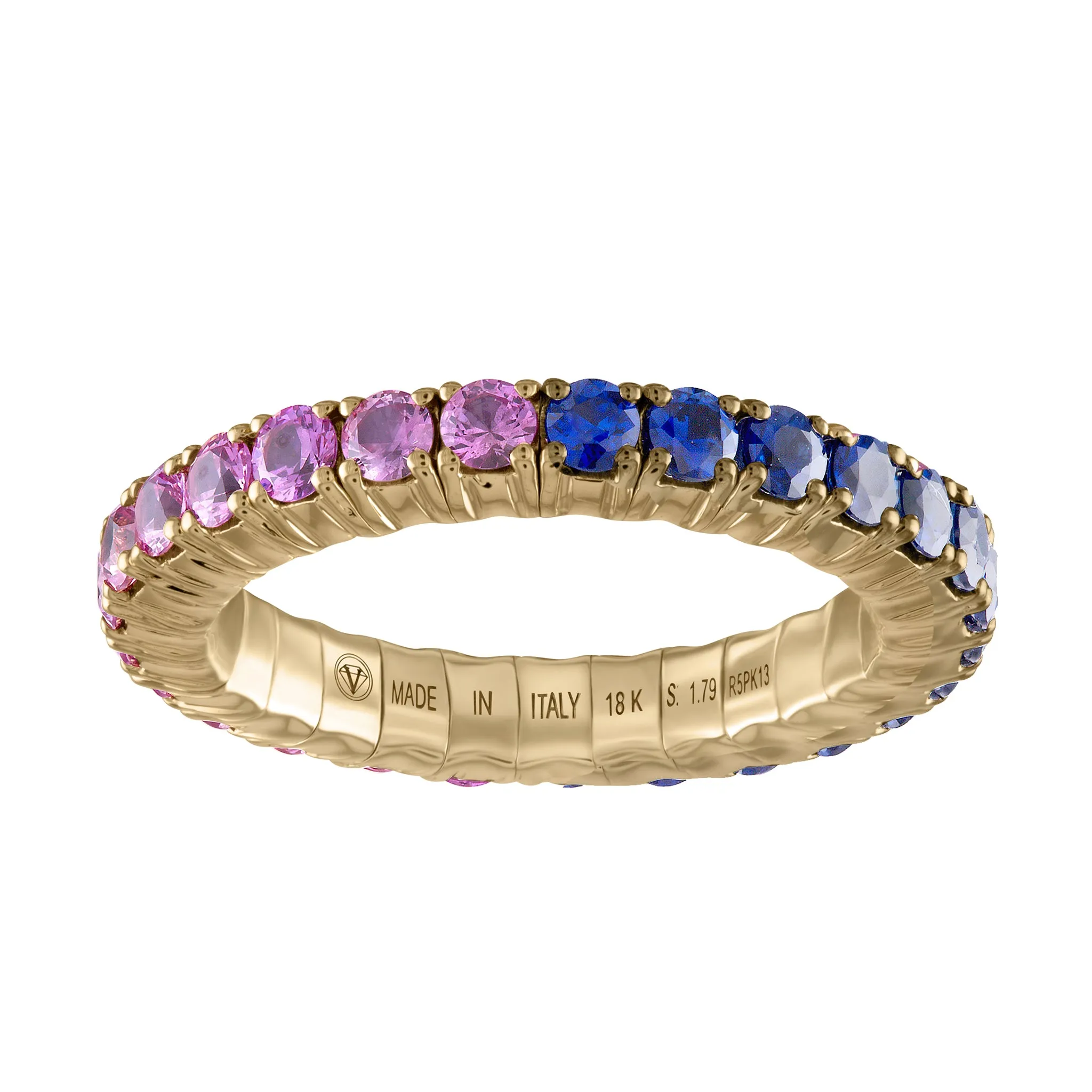 Pink & Blue Sapphires · Duet Rings