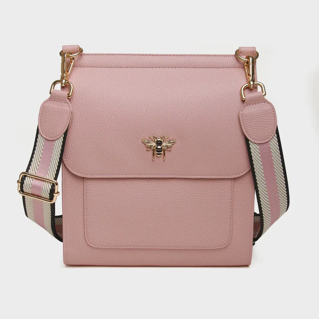 Pink Large Bloomsbury Cross Body Bag