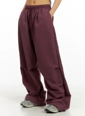 Pintuck Polyester Joggers (Unisex) CA424