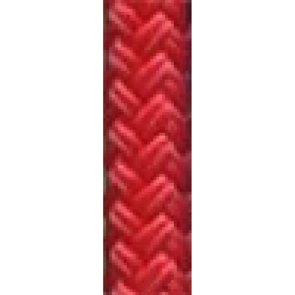 Polyester Braid - 3/8" Solid Red $/FT