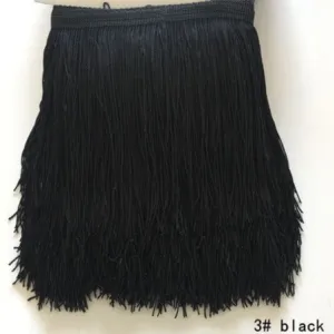 Polyester Fringing - Black