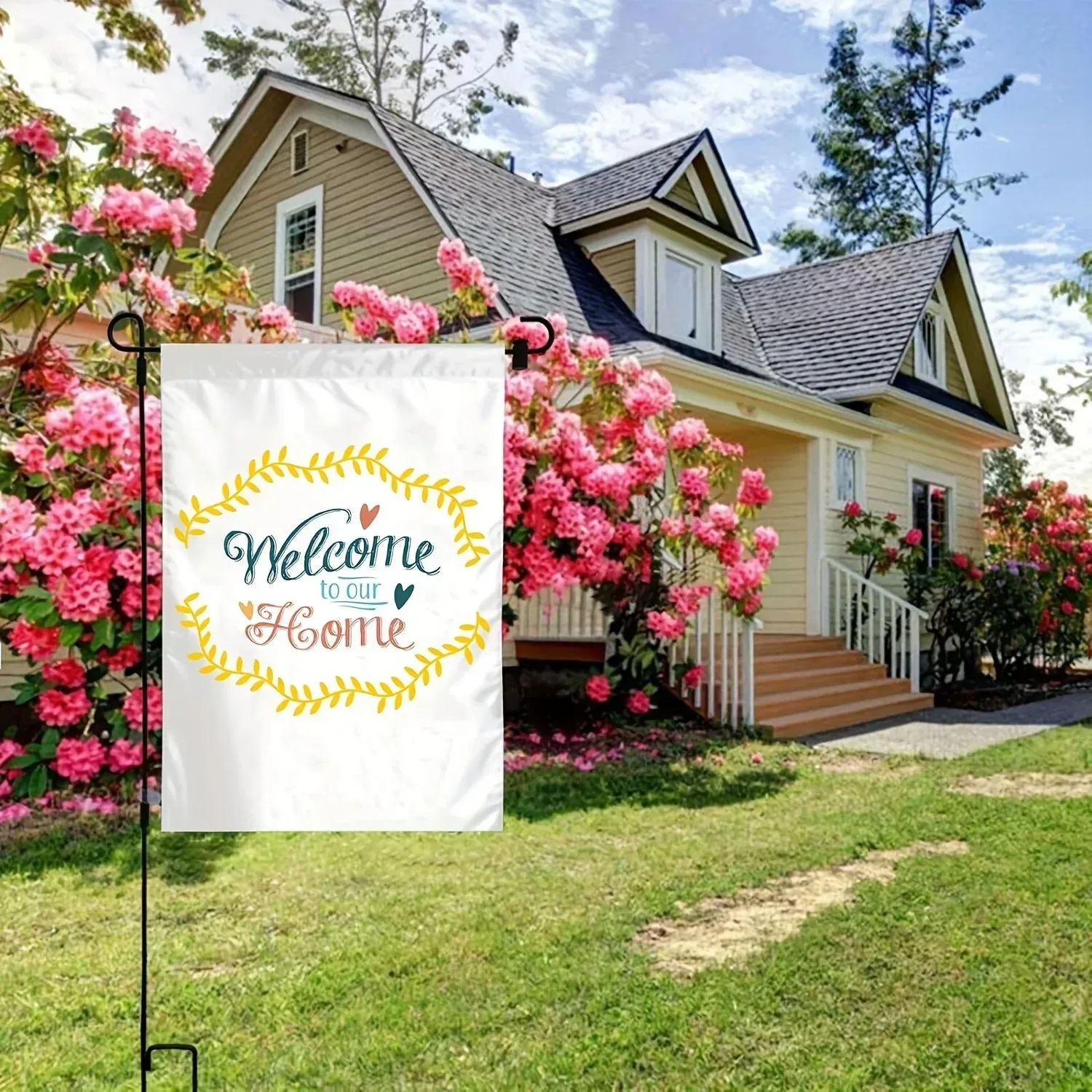 Polyester Garden Flags For DIY