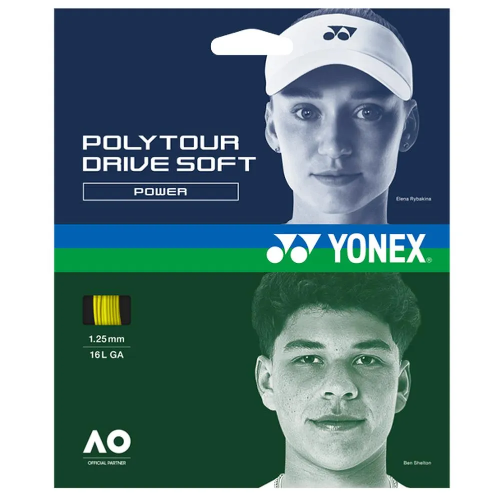 Polytour Drive 125 Tennis String Flash Yellow