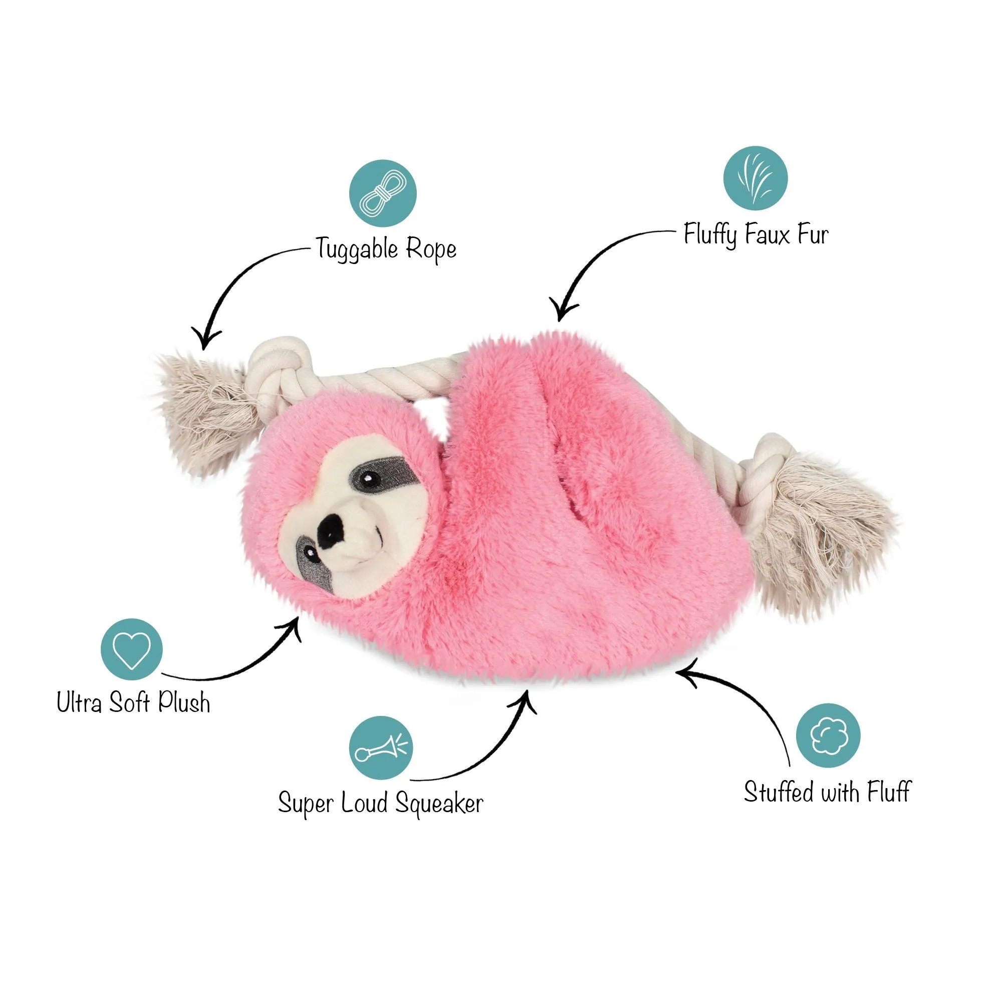 Pretty Petunia Squeaky Plush Toy