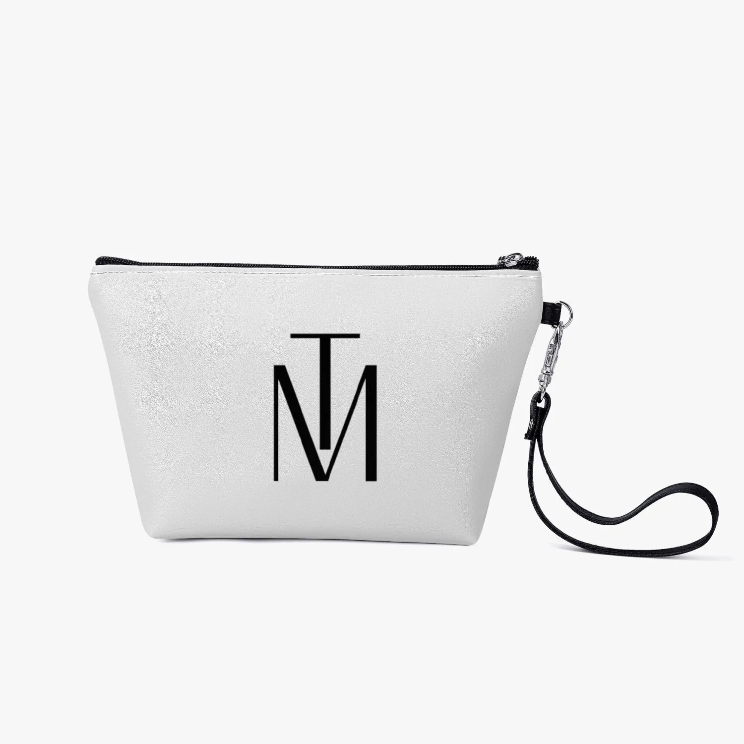 Purse Cosmetic Leather Bag TM Edition White and Black