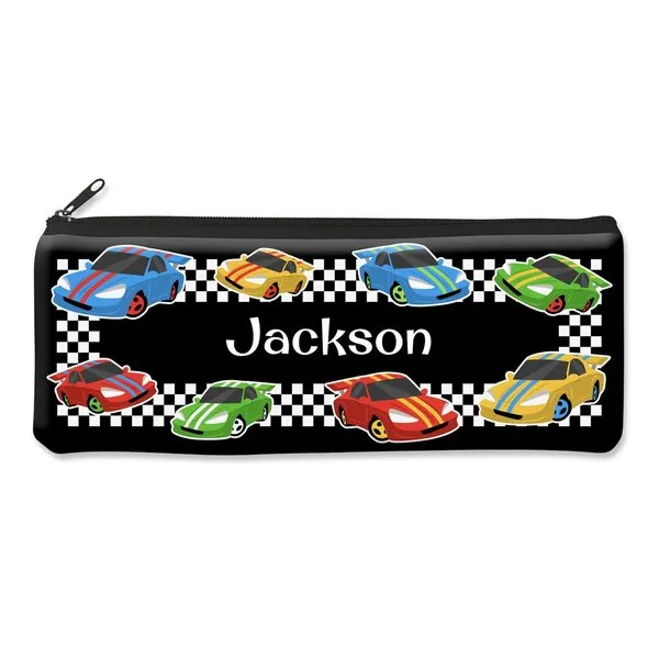 Race Cars Pencil Case - Large