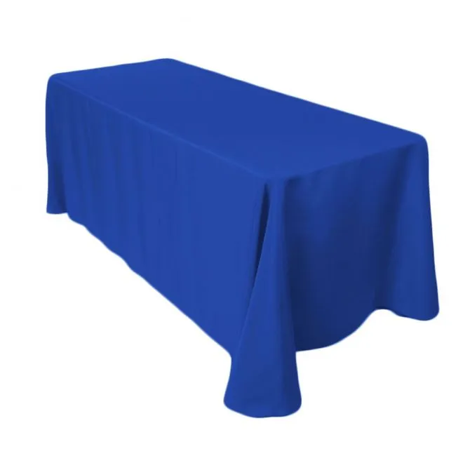 Royal Blue Polyester Tablecloth