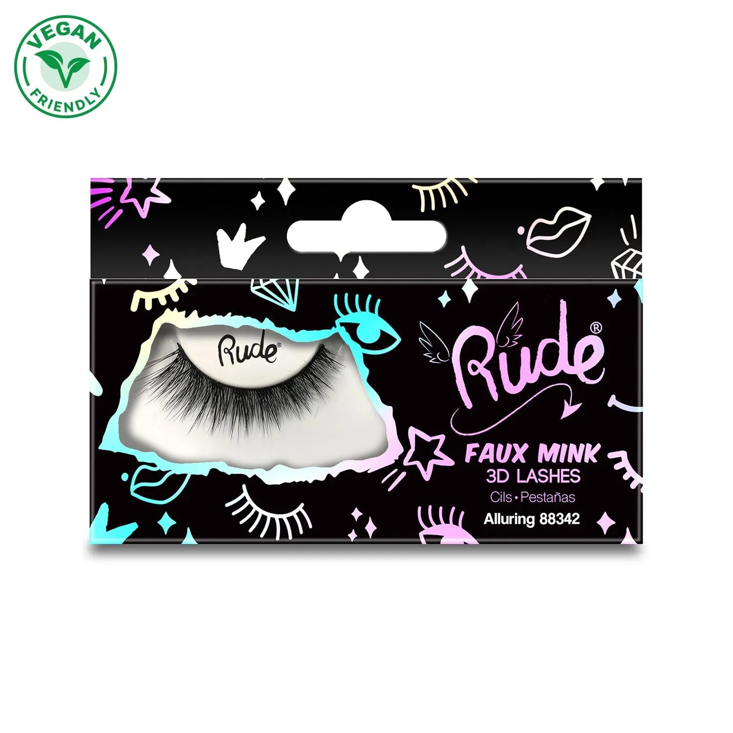 Rude - Essential Faux Mink 3D Lashes - Alluring