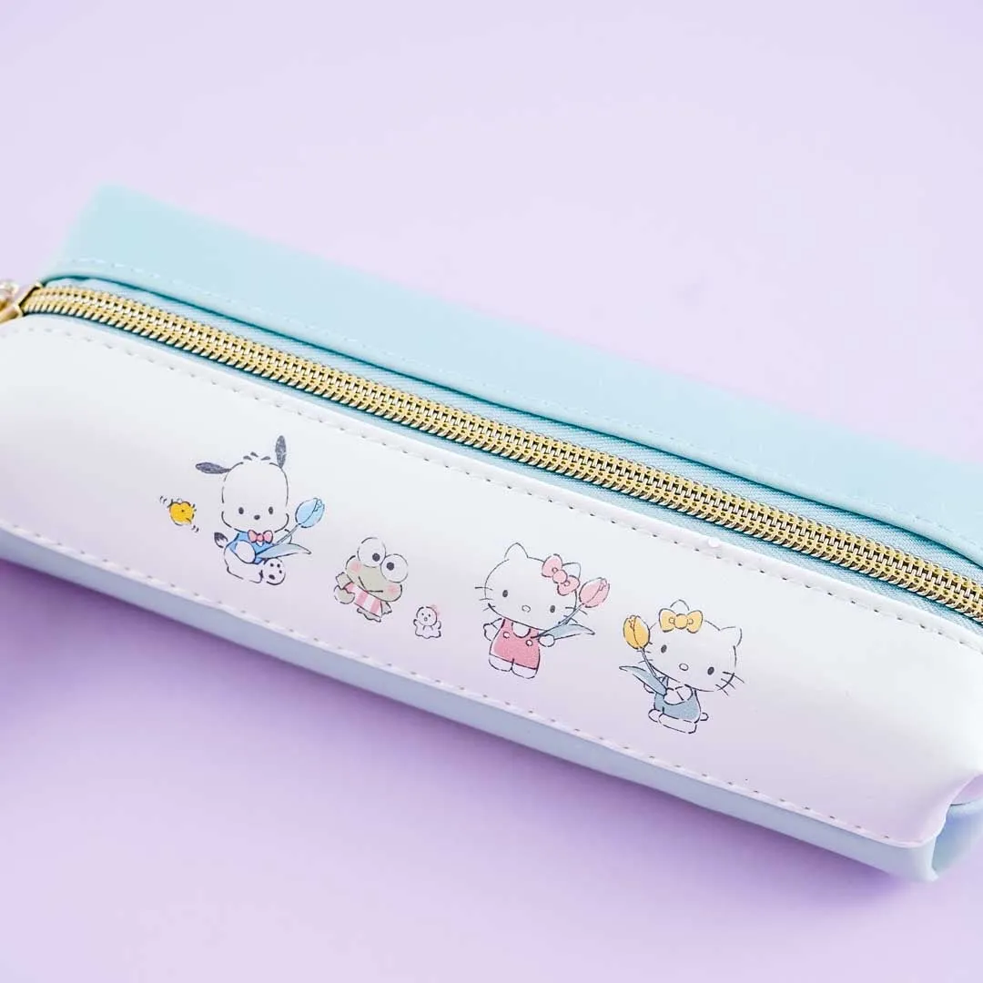 Sanrio Characters Tulip Love Dual Compartment Pencil Case