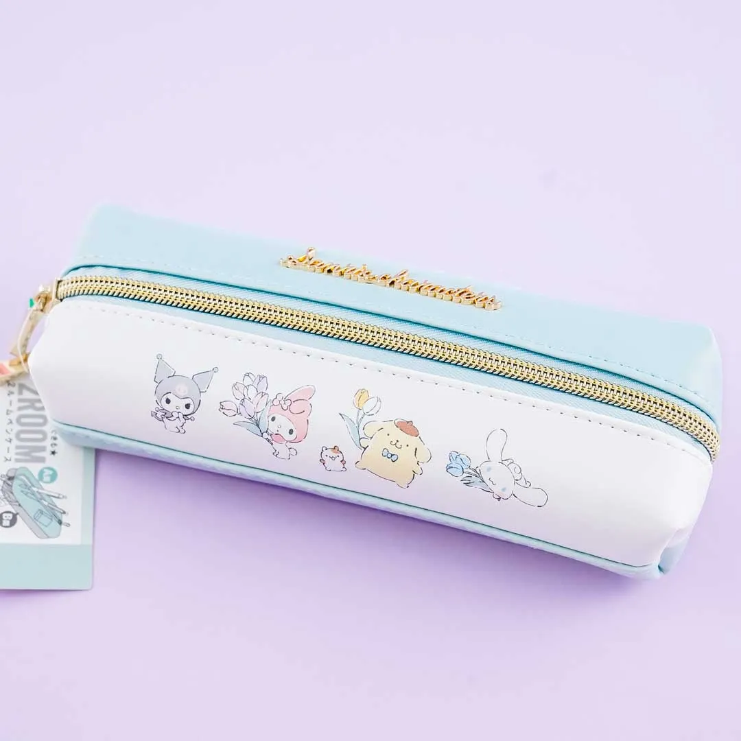 Sanrio Characters Tulip Love Dual Compartment Pencil Case