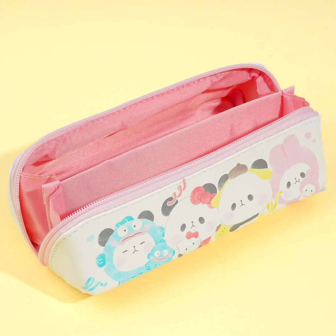 Sanrio Characters x Mochi Mochi Panda Pencil Case