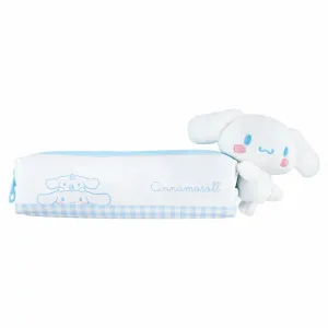 Sanrio Cinnamoroll PU Leather Pencil Case with Mini Plush-Japan Imports