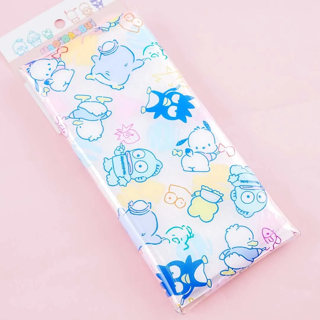 Sanrio Hapidanbui Doodle Gang Clear Pen Case