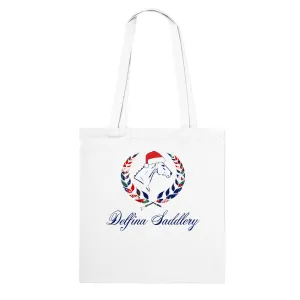 Santa Pony Canvas Tote Bag