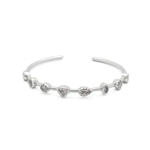 Slim Link Diamond Bangle